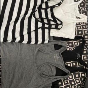 4 pack racer back tanks!